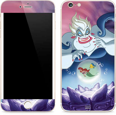 Disney Villains Ursula Ariel and Flounder iPhone 6/6s Plus Skin