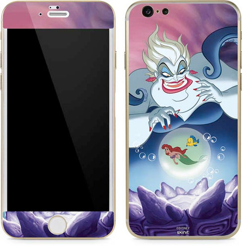 Disney Villains Ursula Ariel and Flounder iPhone 6/6s Skin