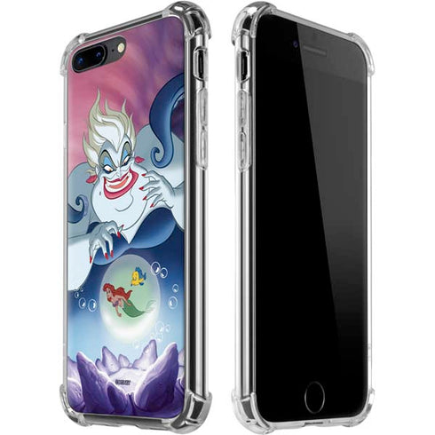 Disney Villains Ursula Ariel and Flounder iPhone 7/8 Plus Clear Case
