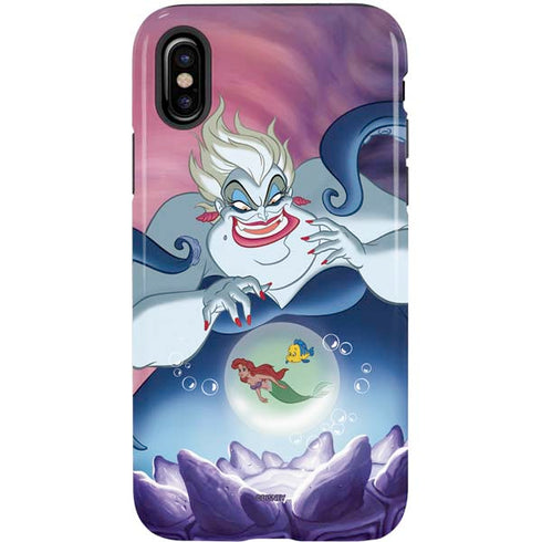 Disney Villains Ursula Ariel and Flounder iPhone X Pro Case