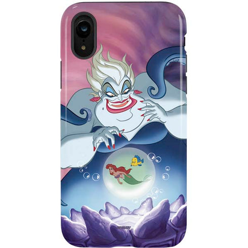 Disney Villains Ursula Ariel and Flounder iPhone XR Pro Case