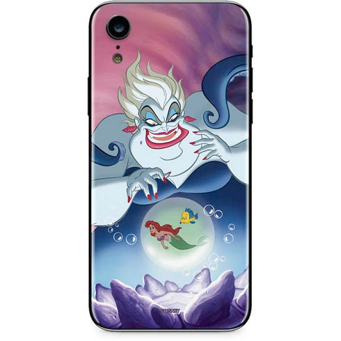 Disney Villains Ursula Ariel and Flounder iPhone XR Skin