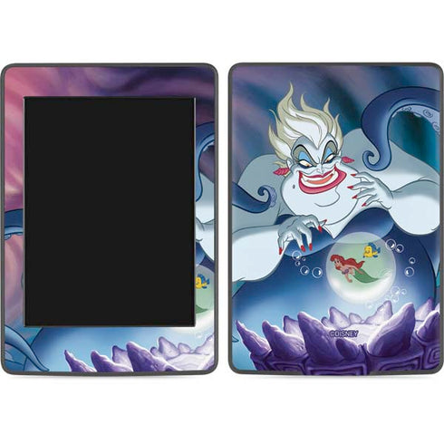 Disney Villains Ursula Ariel and Flounder Amazon Kindle Skin