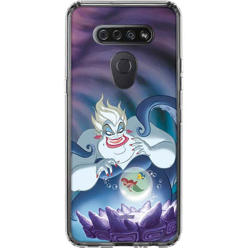 Disney Villains Ursula Ariel and Flounder LG K51/Q51 Clear Case