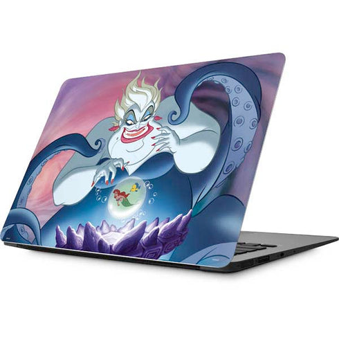 Disney Villains Ursula Ariel and Flounder Apple MacBook Skin