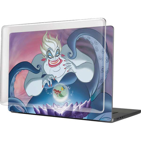 Disney Villains Ursula Ariel and Flounder MacBook Pro 16in (2021-25) Case plus Skin