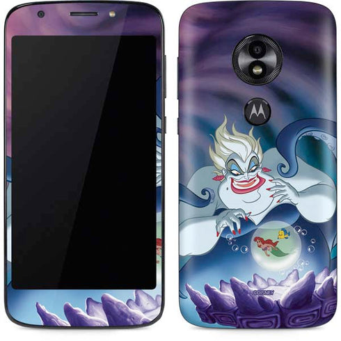 Disney Villains Ursula Ariel and Flounder Moto E5 Play Skin