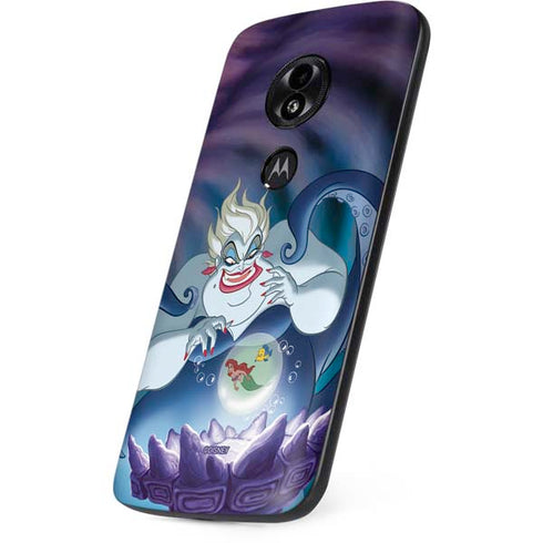 Disney Villains Ursula Ariel and Flounder Moto E5 Play Skin