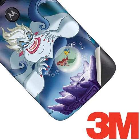 Disney Villains Ursula Ariel and Flounder Moto E5 Play Skin