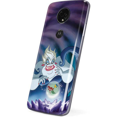 Disney Villains Ursula Ariel and Flounder Moto E5 Plus Skin