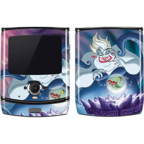 Disney Villains Ursula Ariel and Flounder Motorola RAZR Skin