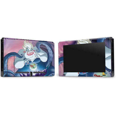 Disney Villains Ursula Ariel and Flounder Nintendo Switch Bundle Skin