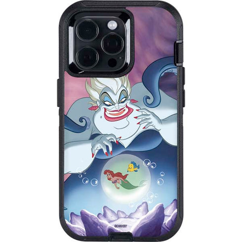 Disney Villains Ursula Ariel and Flounder Otterbox Defender iPhone Skin