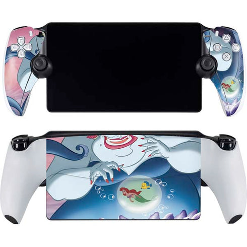 Disney Villains Ursula Ariel and Flounder PlayStation Portal Remote Player Skin