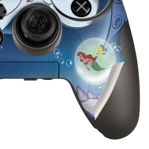Disney Villains Ursula Ariel and Flounder PlayStation Scuf Vantage 2 Controller Skin