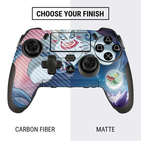 Disney Villains Ursula Ariel and Flounder PlayStation Scuf Vantage 2 Controller Skin