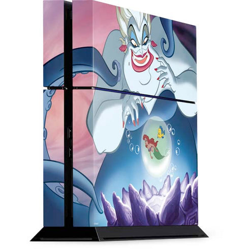 Disney Villains Ursula Ariel and Flounder PS4 Console Skin
