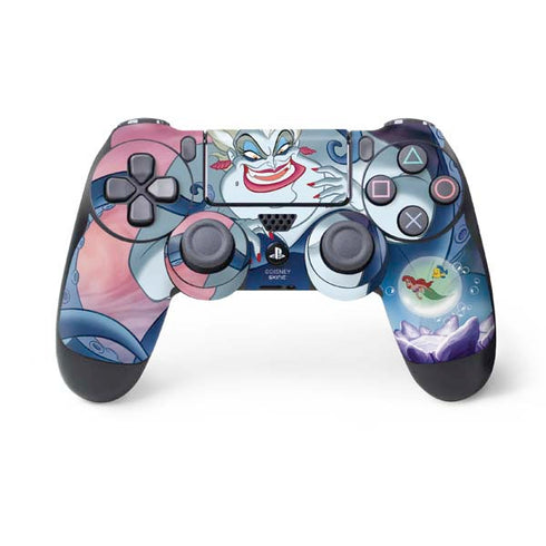 Disney Villains Ursula Ariel and Flounder PS4 Controller Skin