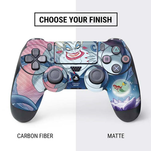 Disney Villains Ursula Ariel and Flounder PS4 Controller Skin