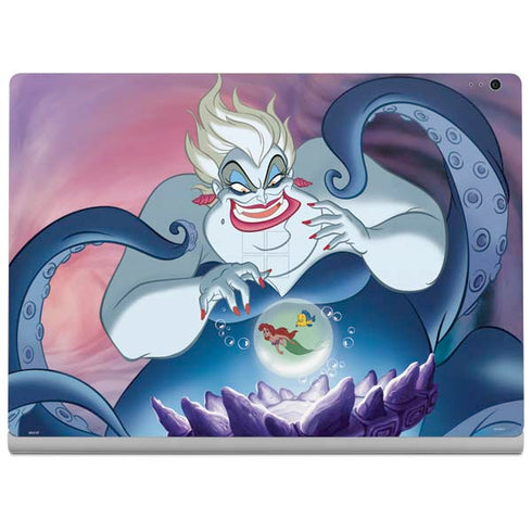 Disney Villains Ursula Ariel and Flounder Surface Book 2 13.5in Skin