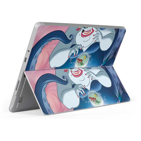 Disney Villains Ursula Ariel and Flounder Surface Go Skin