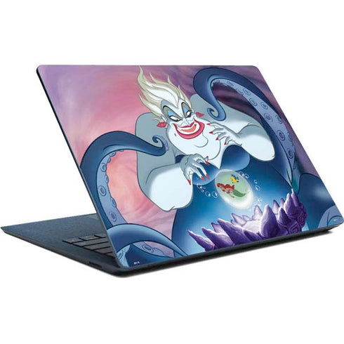 Disney Villains Ursula Ariel and Flounder Surface Laptop Skin