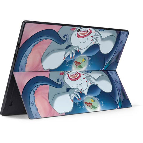 Disney Villains Ursula Ariel and Flounder Surface Pro 7 Skin