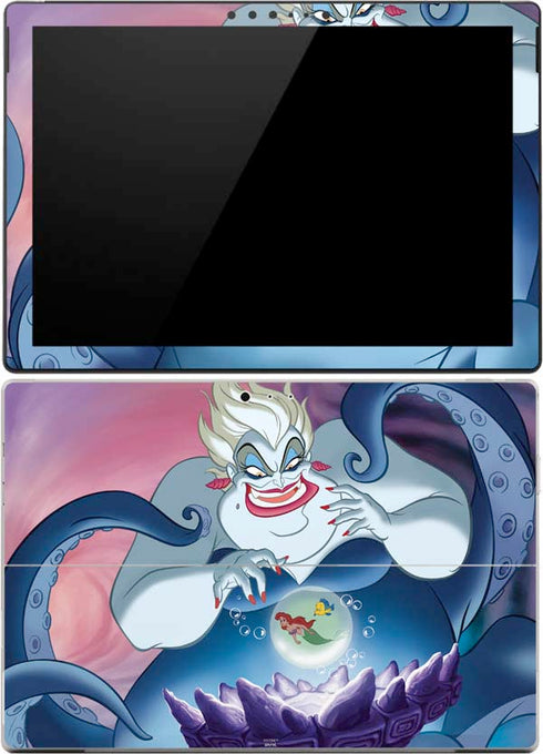 Disney Villains Ursula Ariel and Flounder Surface Pro (2017) Skin