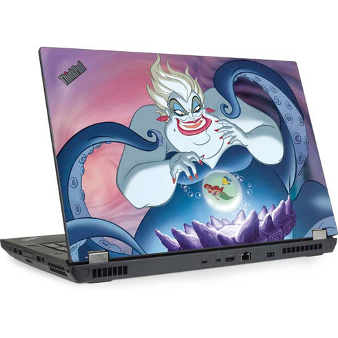 Disney Villains Ursula Ariel and Flounder Lenovo ThinkPad Skin