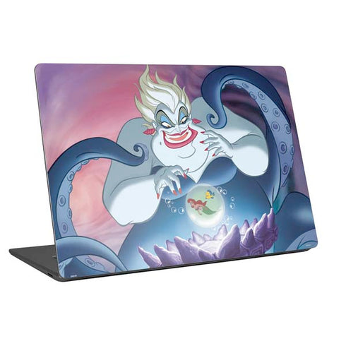 Disney Villains Ursula Ariel and Flounder Universal Laptop 18in (14.6 x 10.6in) Skin