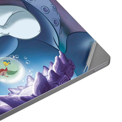 Disney Villains Ursula Ariel and Flounder Universal Laptop 18in (14.6 x 10.6in) Skin