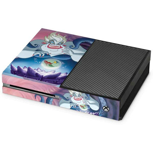 Disney Villains Ursula Ariel and Flounder Xbox One Console Skin
