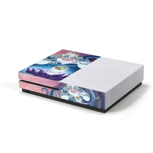 Disney Villains Ursula Ariel and Flounder Xbox One S Console Skin