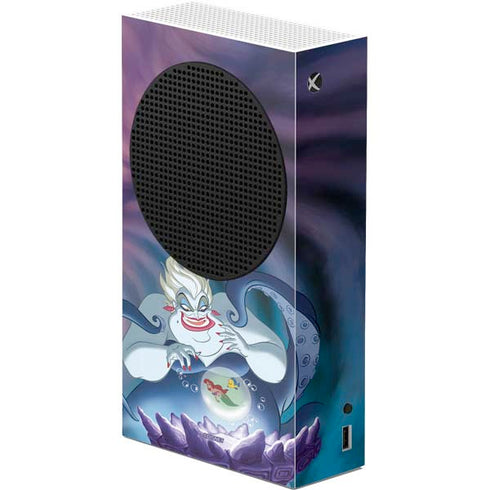 Disney Villains Ursula Ariel and Flounder Xbox Series S Console Skin