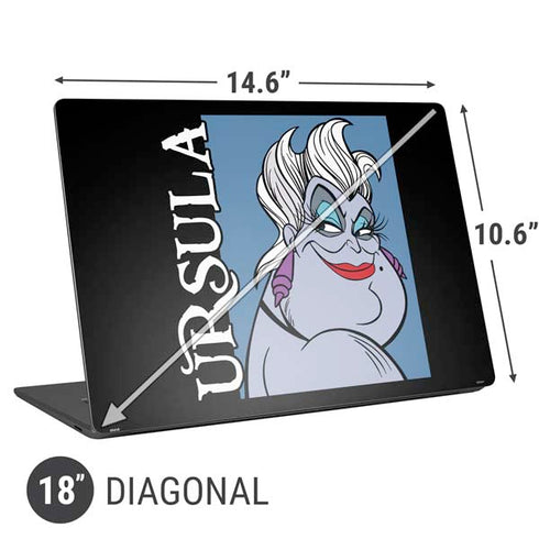 Disney Villains Ursula Universal Laptop 18in (14.6 x 10.6in) Skin