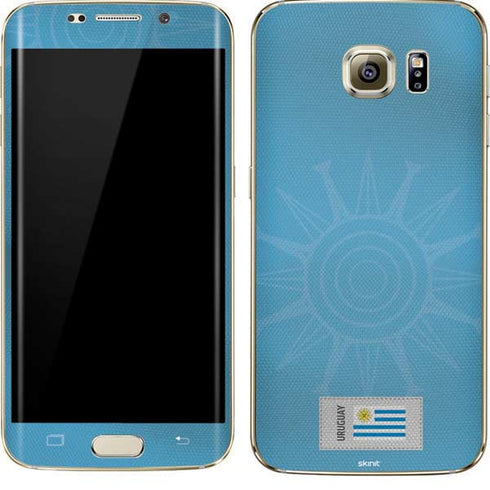 Uruguay Soccer Flag Galaxy S7 Edge Skin
