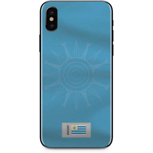 Uruguay Soccer Flag iPhone X Skin