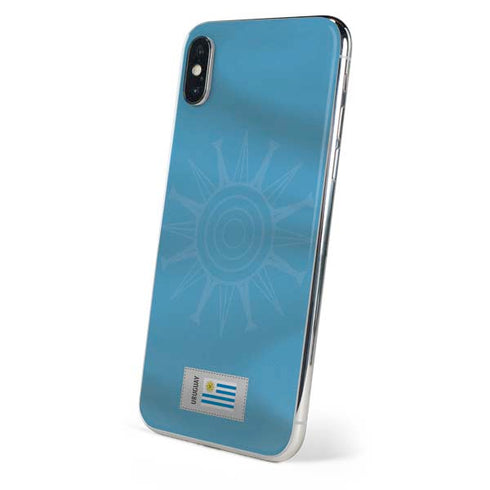 Uruguay Soccer Flag iPhone X Skin