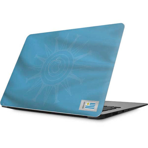 Uruguay Soccer Flag Apple MacBook Skin