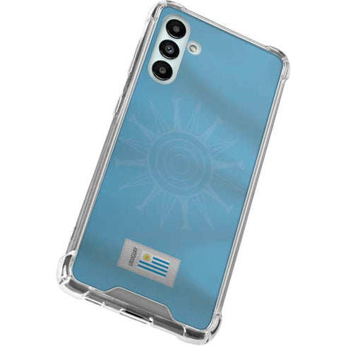 Uruguay Soccer Flag Galaxy A13 5G Clear Case