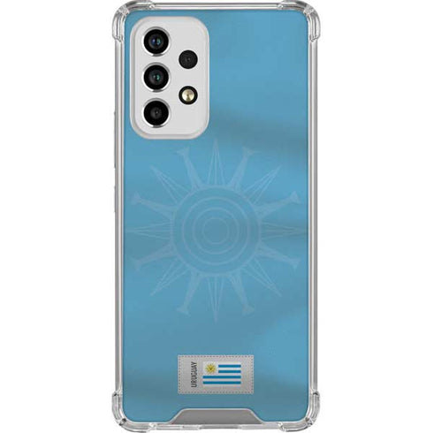 Uruguay Soccer Flag Galaxy A33 5G Clear Case