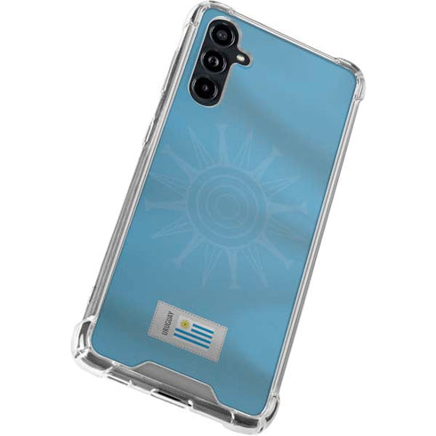 Uruguay Soccer Flag Galaxy A54 5G Clear Case
