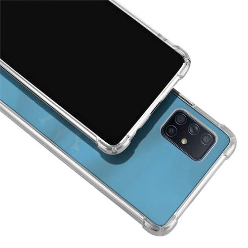 Uruguay Soccer Flag Galaxy A71 5G Clear Case