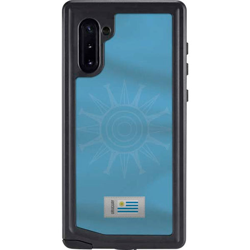 Uruguay Soccer Flag Galaxy Note 10 Waterproof Case