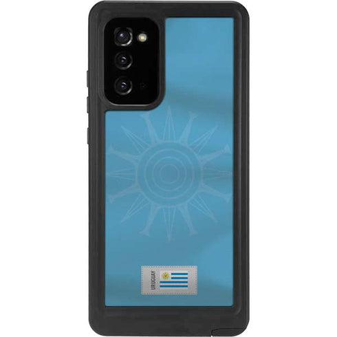Uruguay Soccer Flag Galaxy Note20 5G Waterproof Case