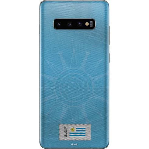 Uruguay Soccer Flag Galaxy S10 Plus Skin