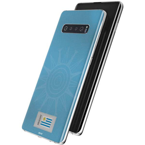 Uruguay Soccer Flag Galaxy S10 Plus Skin