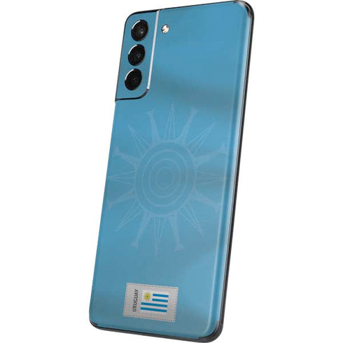Uruguay Soccer Flag Galaxy S21 Plus 5G Skin
