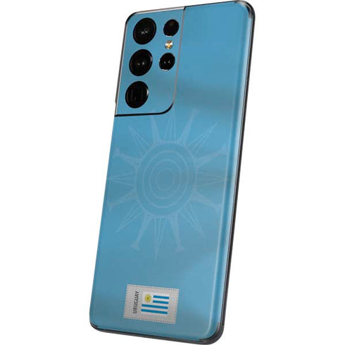 Uruguay Soccer Flag Galaxy S21 Ultra 5G Skin