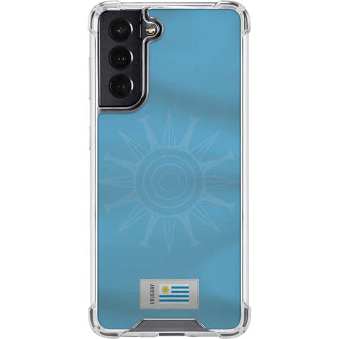Uruguay Soccer Flag Galaxy S22 Clear Case